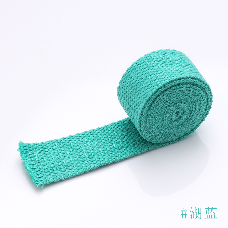 スポット卸売カラフルな無地ポリエステルウェビングベルトキャンバスバッグ荷物ショルダーストラップバンドル梱包ベルトアクセサリー