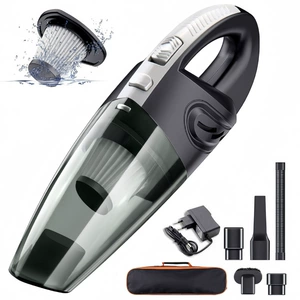 [Premium Selection] Wireless Charging Pet Vacuum Cleaner High Power 120W Car and Home Portable Handheld Wet and Dry Vacuum Cleaner