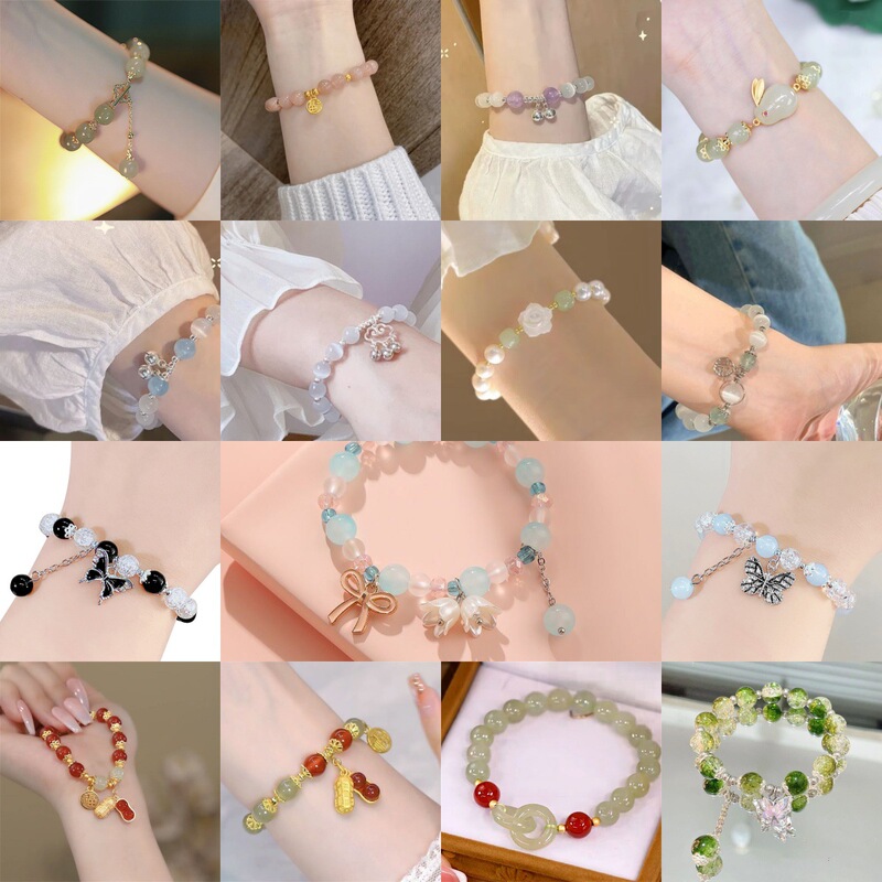 [No.8] New Chinese Beaded Bracelet Women's Retro Niche Design Temperament High-grade Simple All-match Bracelet