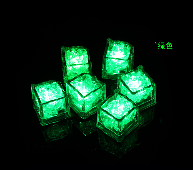 Luminous Ice/colorful Touch Small Induction Night Lamp/led Ice Cubes Water Glowing Night Lights Flash display picture 3