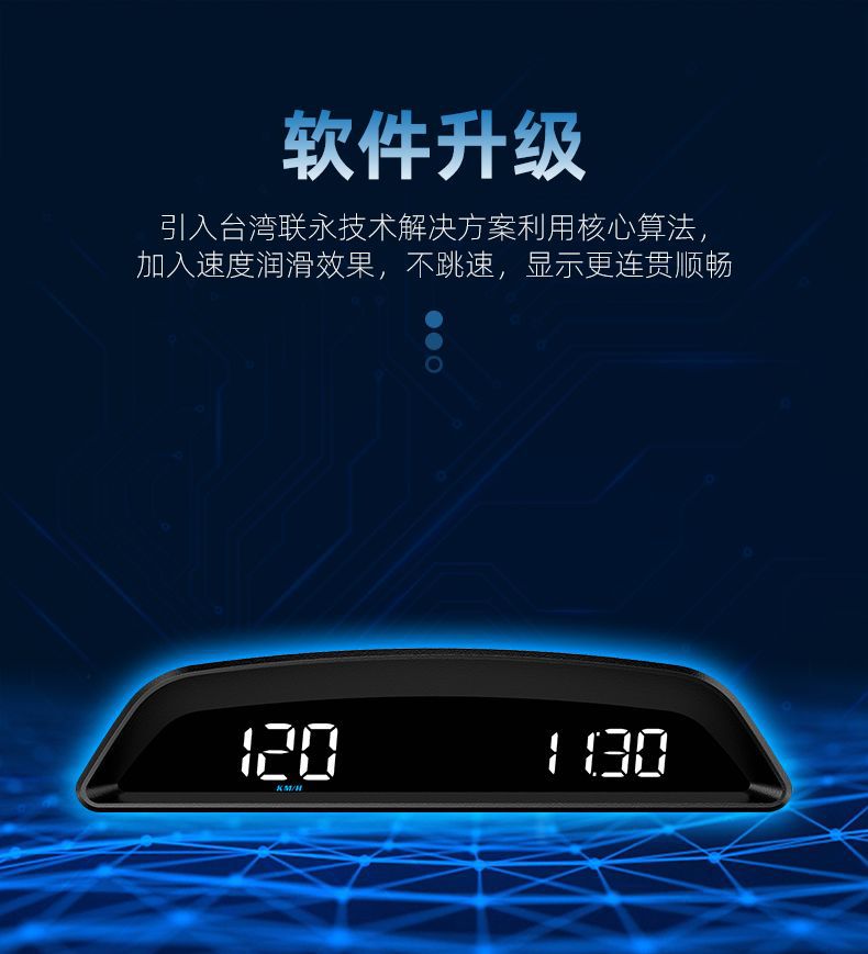 Car HUD Head-Up Display Universal Car GPS Car Meter Speed Display Speed Measurement Compass