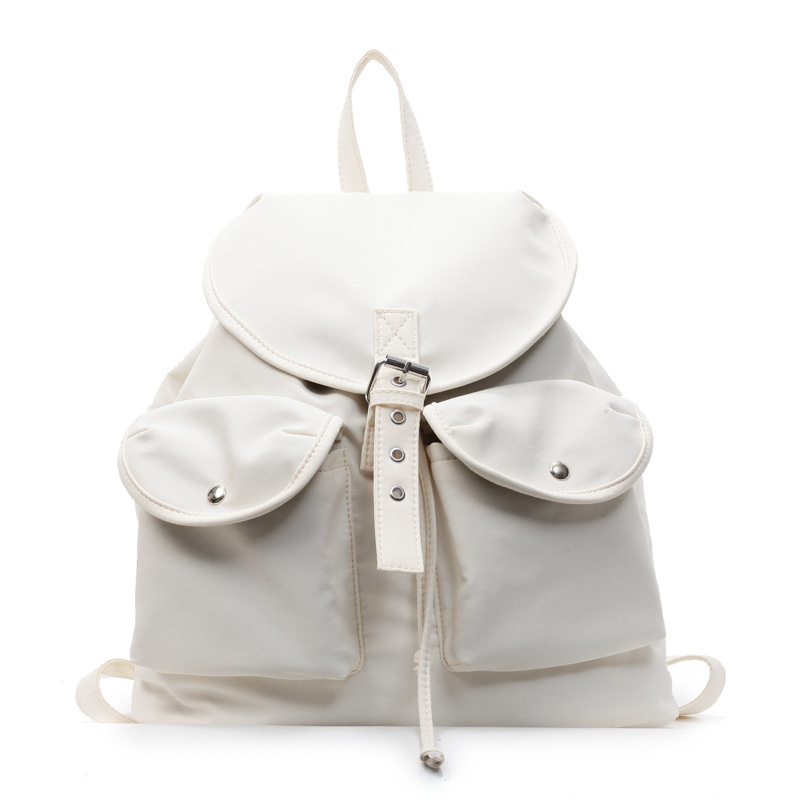 Mochila simple de gran capacidad para mujer 2025 primavera nueva moda viajes mochila de ocio mochila simple para estudiantes universitarios