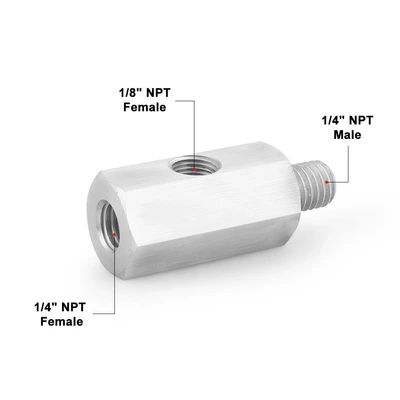 Digər kuzov və aksesuarlar sensor tee with 1/8NPT - npt-14