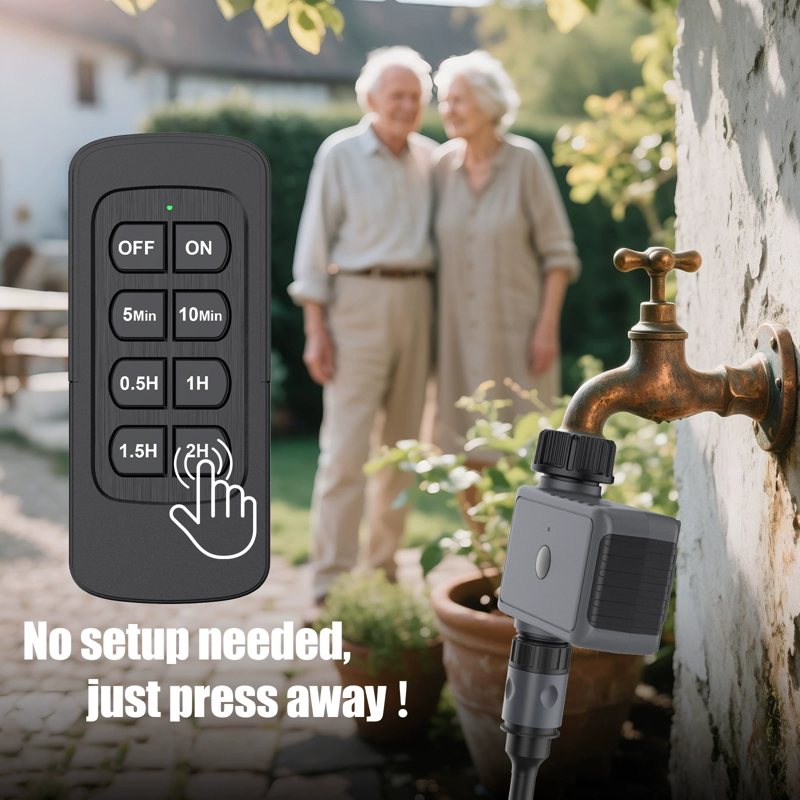 Умный таймер полива с дистанционным управлением, устройство для полива сада на открытом воздухе, устройство для автоматического полива, контроллер водяного клапана, новинка