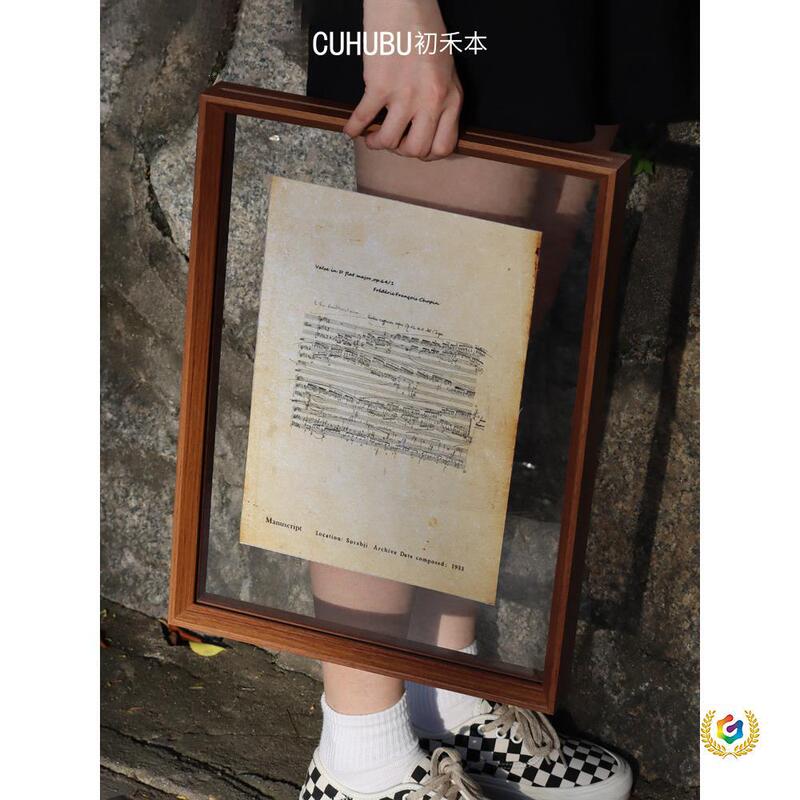 Double-sided transparent picture frame, A4 size, for displaying pressed flowers, specimens, and posters; large-size acrylic photo frame, wall-mounted, A3 size Double-sided transparent picture frame, A4 size, for displaying pressed flowers, specimens, and posters; large-size acrylic photo frame, wall-mounted, A3 size