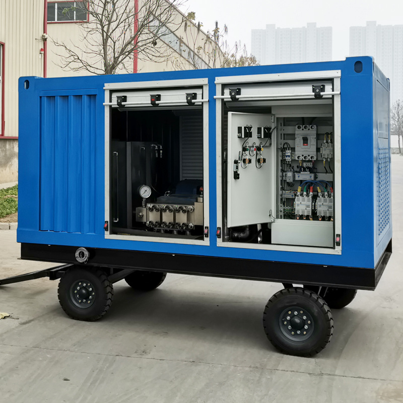 工业管道清洗机 列管冷凝器高压清洗机 电动高压水流清洁设备