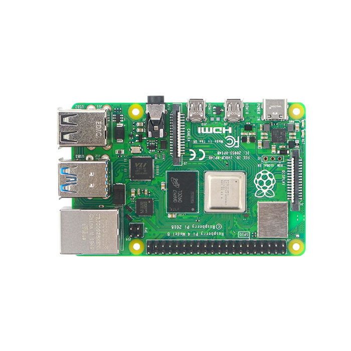 Однокристальный компьютер Raspberry Pi 4 Model B (RaspberryPi) — RAM 1/2/4/8 GB, питание USB-C, HDMI