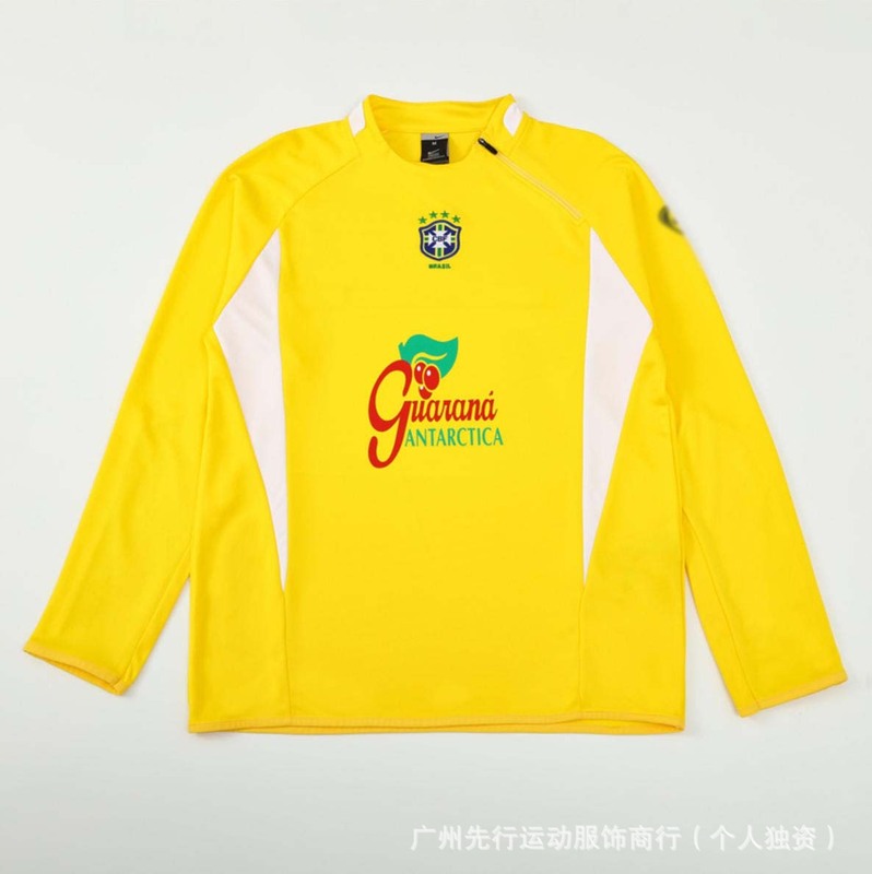 新款产品复古半拉长袖训练服上衣【S-2XL】联名皇马AC米兰运动服|undefined