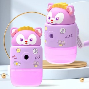 Foreign Trade Sanrio Kulomi Kitty Style Hand Pencil Sharpener Big Ear Dog Ornaments Pencil Sharpener Children's Gift