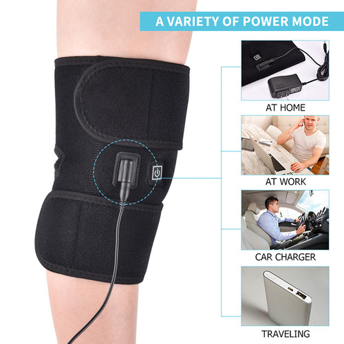 Cross-border 3-speed electric heating knee pads, hot compress, moxibustion knee pads, elderly knees, old cold leg massager, joint physiotherapy instrument