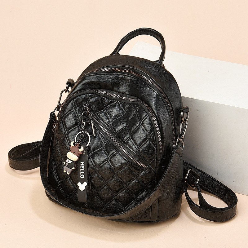 Mochila de viaje de doble uso, gran capacidad, bolso de hombro para mamá, fabricante, nueva mochila escolar para mujer, mochila práctica para damas