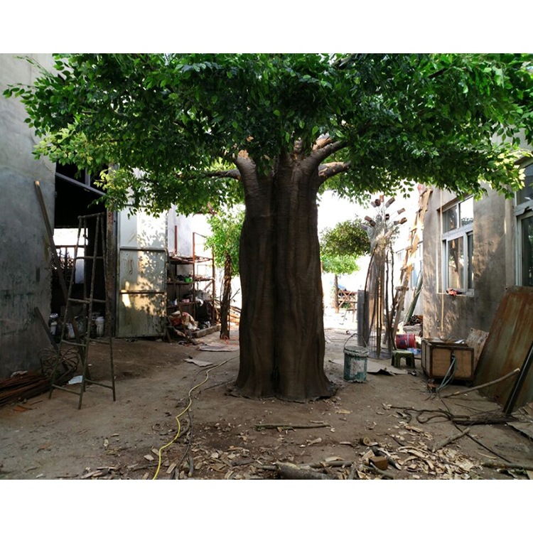 树大型榕树人造大树古榕树包柱子室内装饰酒店大厅假树