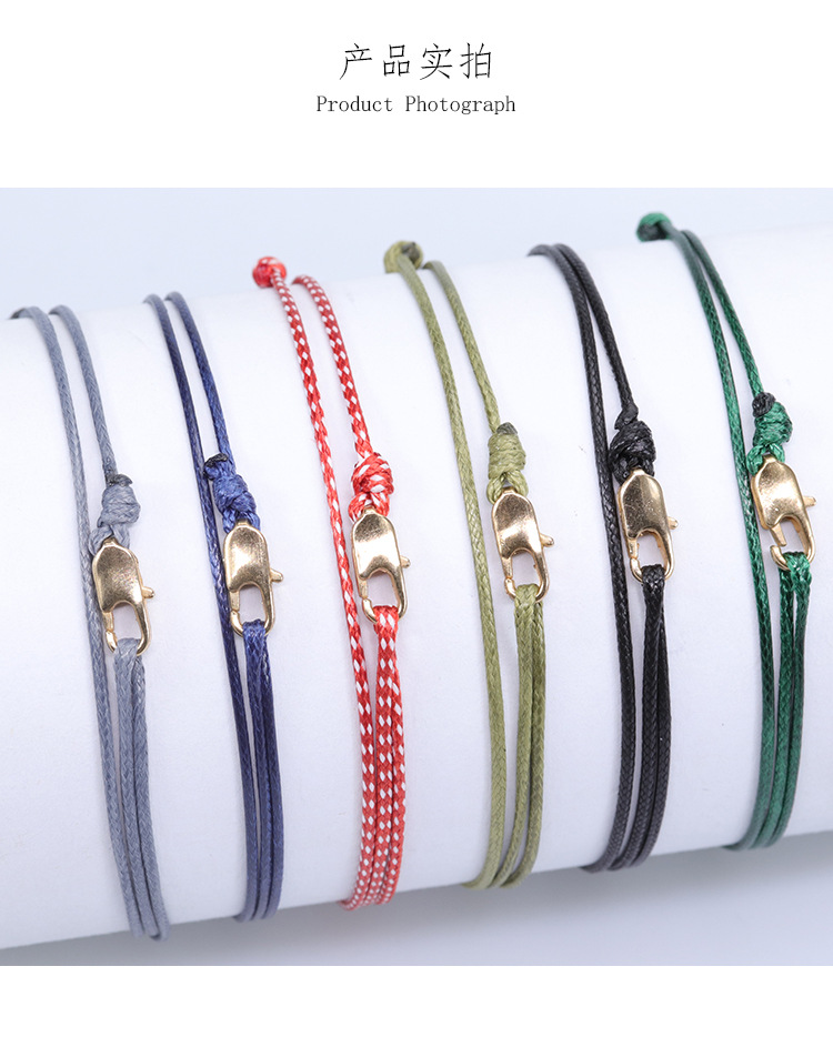 Simple Style Geometric Copper Knitting Unisex Bracelets 1 Piece