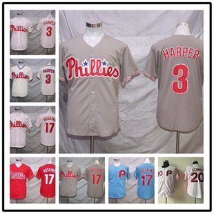 Baseball uniform jersey Phillies Philadelphia Phillies Men's embroidery Fans Edition Elite Edition