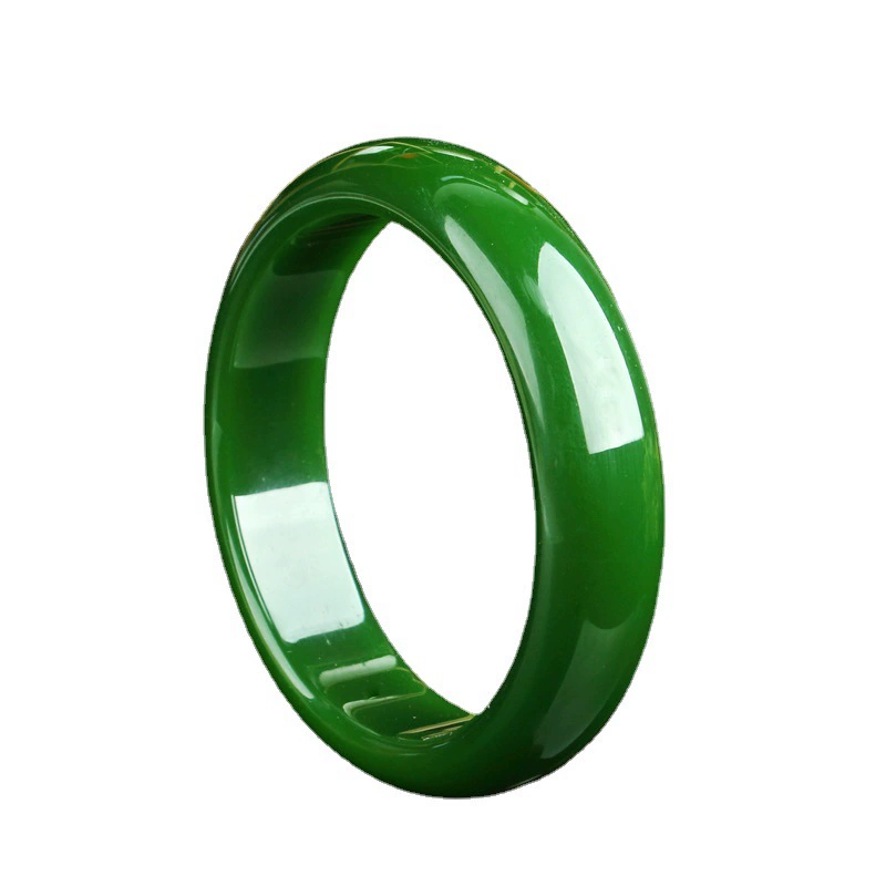 Браслет из зелёной яшмы jasper jade