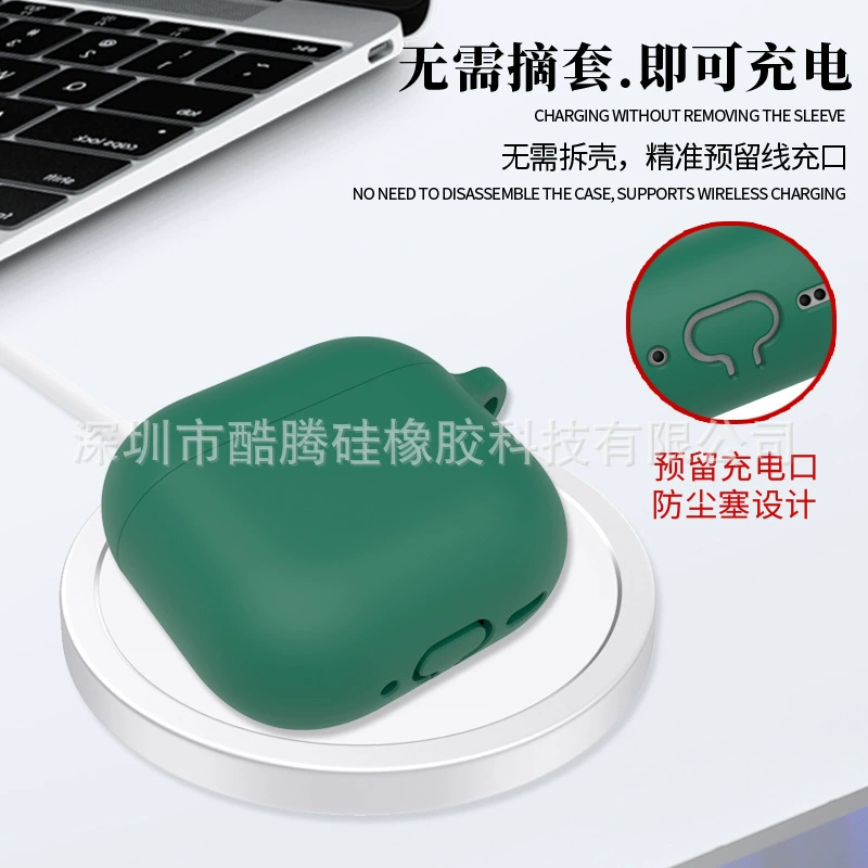 Защищающий чехол от Apple совместимый, силиконовые наушники, для импорта