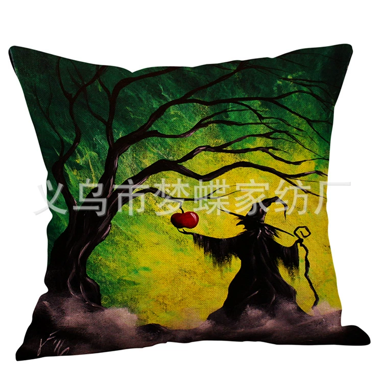 Подушка, наволочка, ткань, диван для кровати, хэллоуин, на заказ, Amazon
