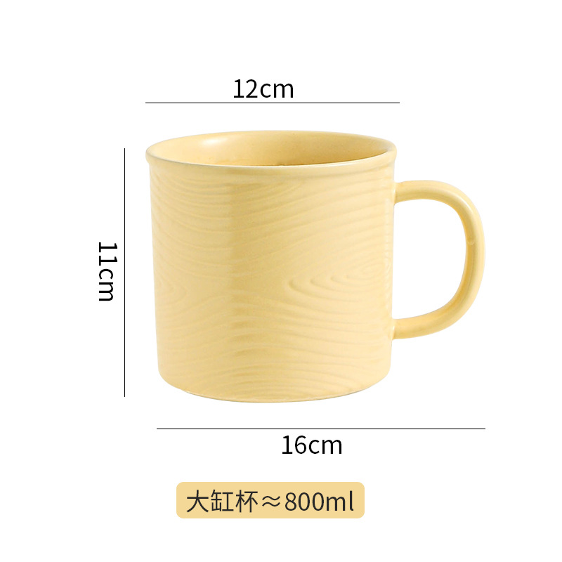 Hermosas tazas de Navidad pintadas a mano creativas lindas tazas de cerámica esmaltadas con tazas de dibujos animados de color con cucharas tazas de desayuno