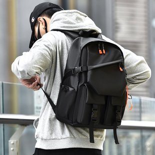 Backpack men's backpack large capacity casual trendy sports computer men's junior high school student travel schoolbag