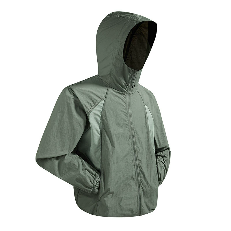 Новая трансграничная легкая солнцезащитная одежда из ледяного шелка для мужчин и пар, повседневная солнцезащитная одежда для мужчин, уличная кожаная одежда для женщин, свободная с капюшоном