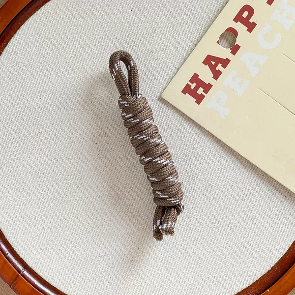 Brown Coffee-Braided Rope Shoe Hanger