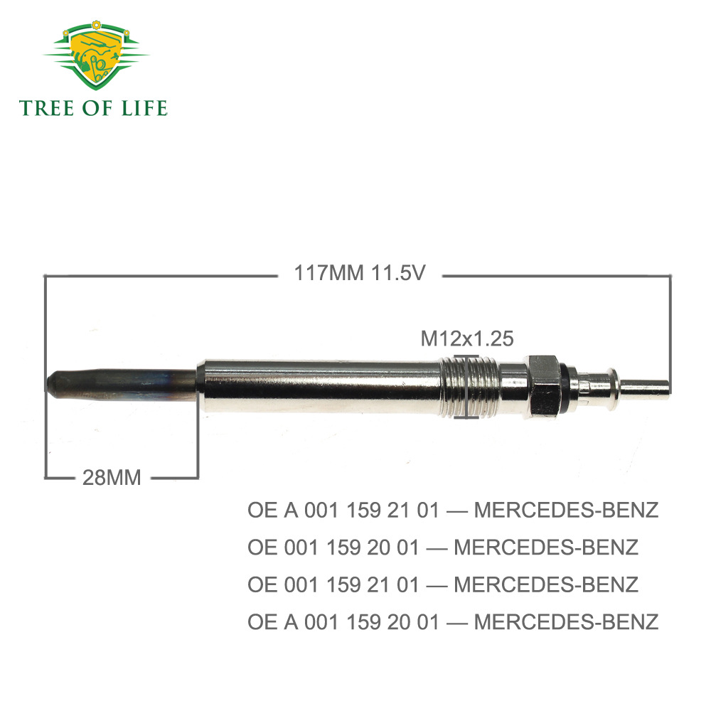 A0011592101 0011592001, suitable for Mercedes preheating plugs