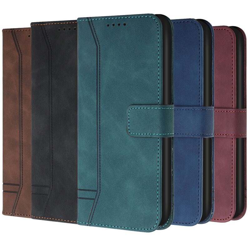 For Motorola Moto Edge skin-sensitive embossed mobile phone Leather Case G9 business flip card G50 protective case