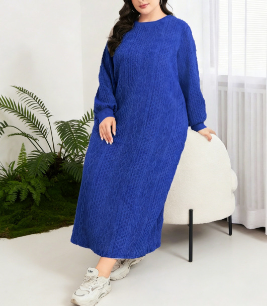 AB312 2023 Eid Al-Fitr Arabic Dubai Embroidered Patch Dress Muslim Party Evening Gown_ecoleips.com