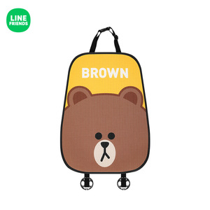 LINE FRIENDS布朗熊简易通用汽车坐垫卡通创意座垫四季通用车垫