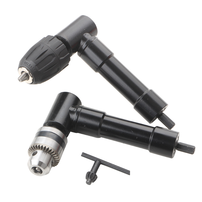 90 grados taladro eléctrico Esquina derecha curva tres garra Chuck esquina dispositivo pequeño espacio operación ayudante tipo de metal