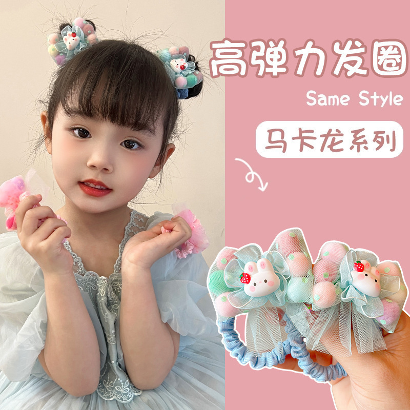 サンリオ 子供用ヘアゴム クロミ 編み込み 女の子 お団子ヘアゴム ゴムバンド 女の子用ヘアアクセサリー 跡が残らないヘアロープ|undefined