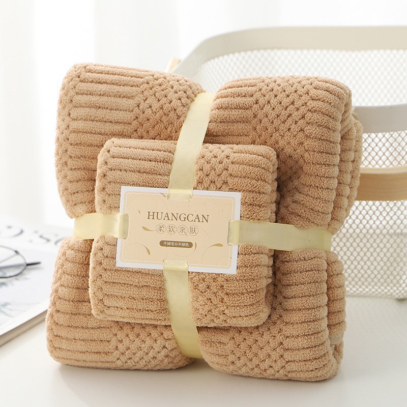 Pure cotton dry bath towel adult washcloths sponge