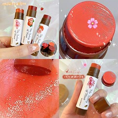 フルーティーな色付きリップクリーム、保湿、保湿、リップラインの薄め、無色のリップクリーム、ライトカラーのリップスティック