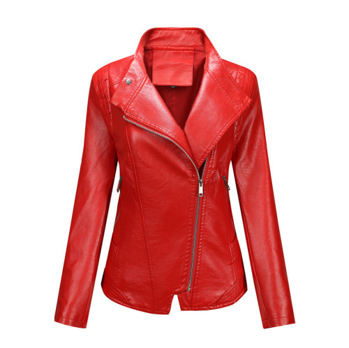 Women's leather jacket