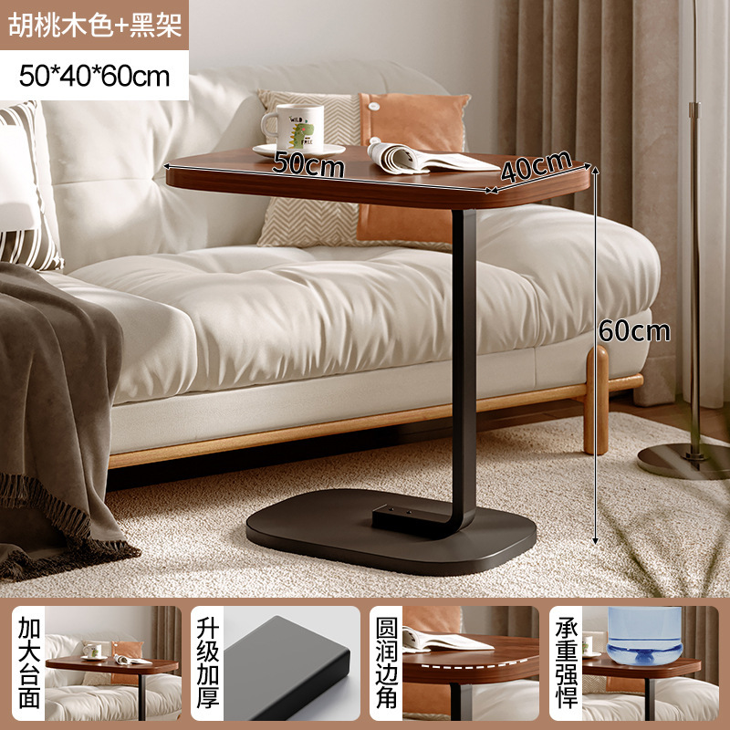 Mesa de noche, apartamento pequeño, mesa pequeña para el hogar, estante para el piso junto al sofá, mesa de centro pequeña, escritorio simple para computadora, escritorio estrecho