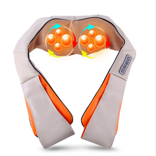 Cross-border kneading massage shawl multifunctional red hot compress waist and back kneading neck protection device car and home dual-use massager