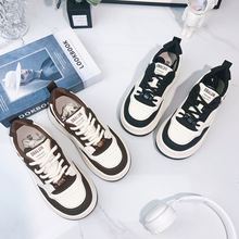 板鞋女 2025新款百搭不累脚小个子超轻便小白鞋休闲鞋5805-3潮流