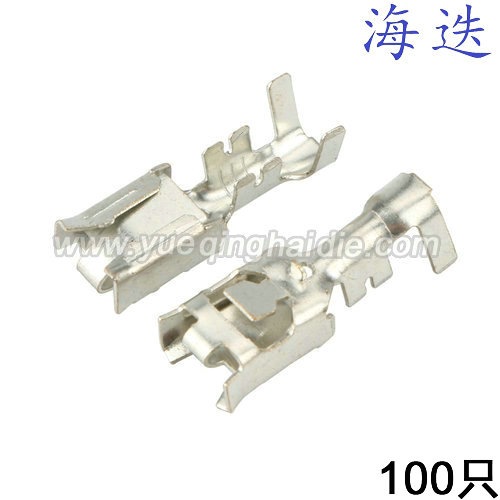 连接器端子 DJ629-E6.3B 接线镀锡端子 H4.2 W7.3 L20.7