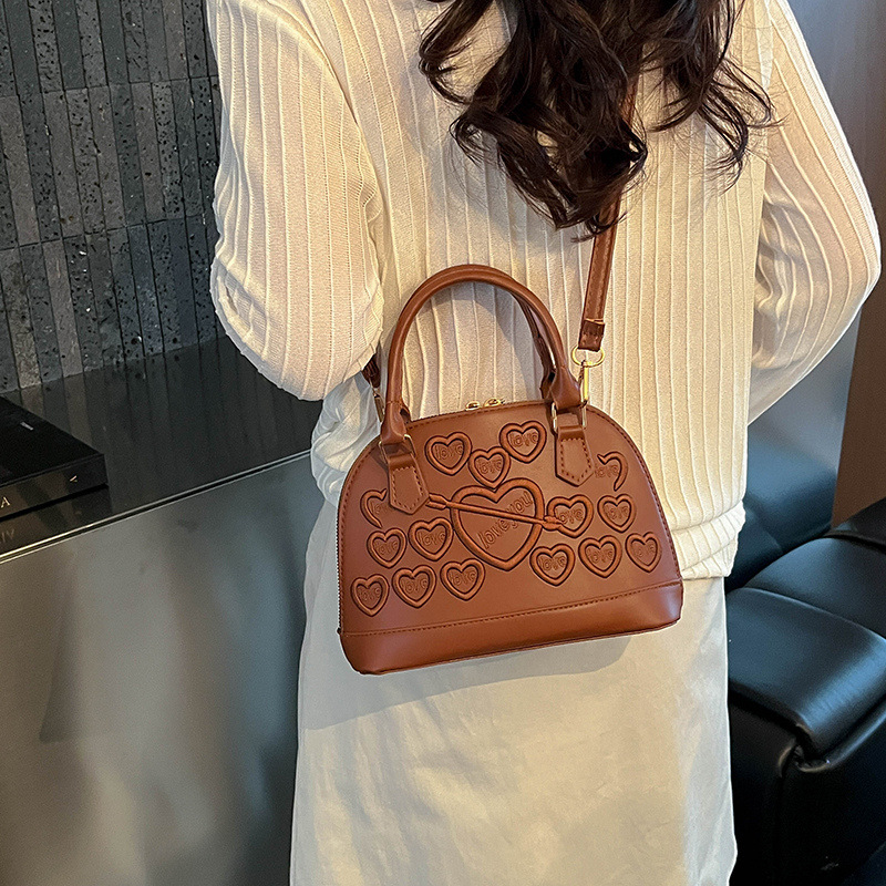 industria pesada bordada amor bolsos de mujer bolsos transfronterizos2026 nueva mujer hombro bolsos de mano