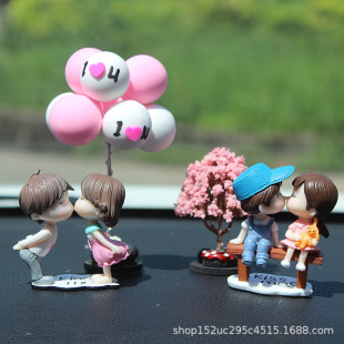 Car ornaments lovers car accessories creative personality car decoration supplies network red car cute a generation of hair