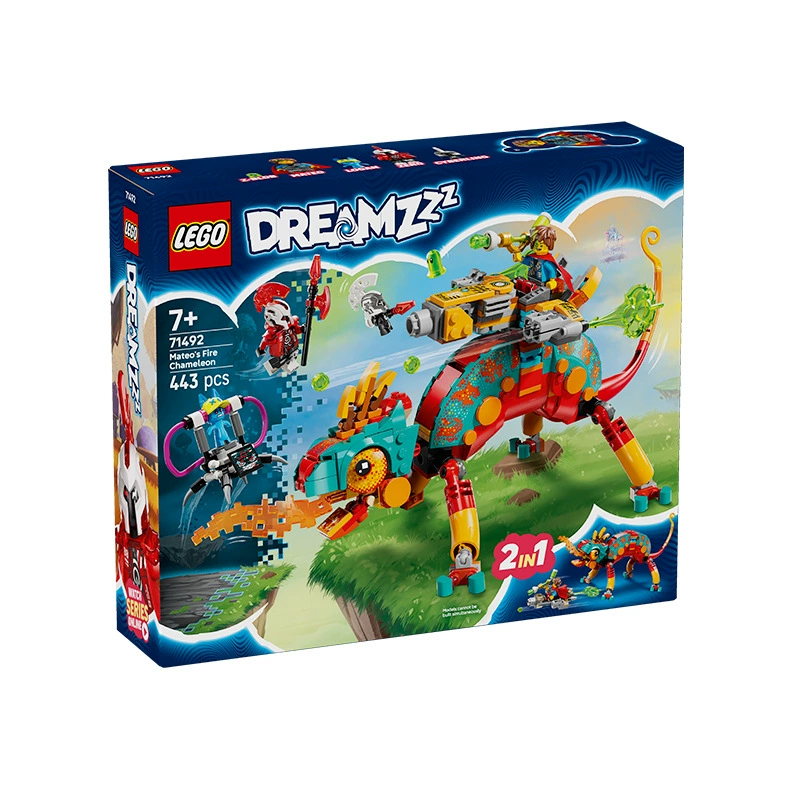 LEGO Dream City Hunter 71492 Маттео Огненный Хамелеон, детский конструктор, подарок