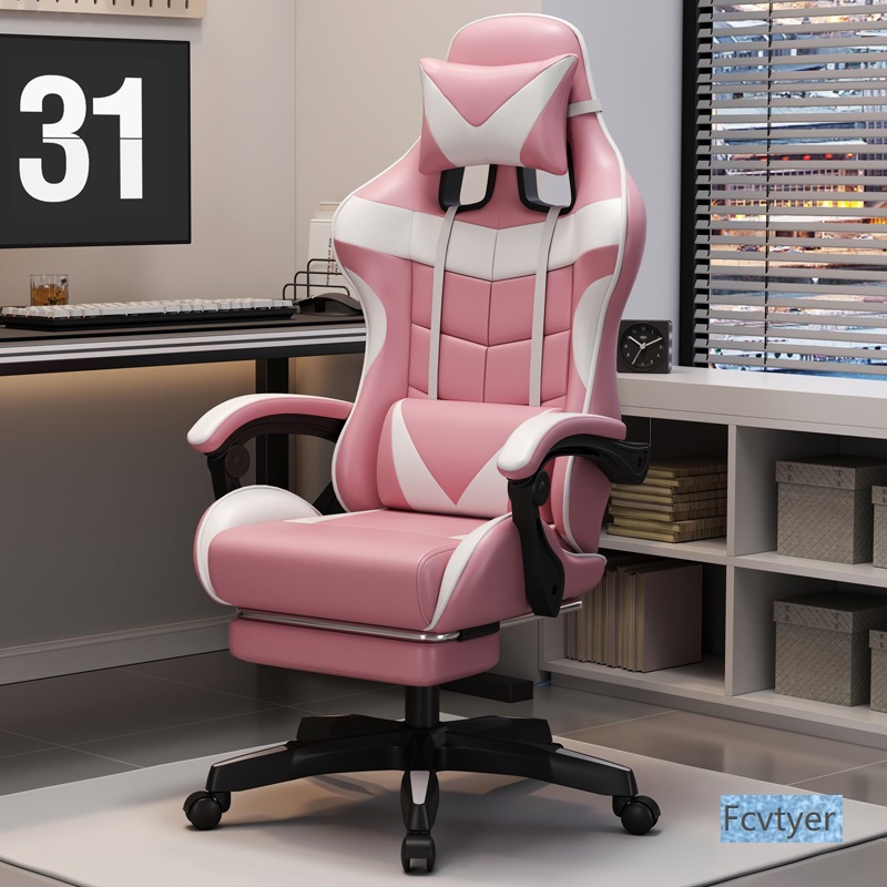 Singularidad de oficina ergonomía silla de deportes eléctricos hogar elástico ancla larga silla giratoria de computadora silla giratoria transfronteriza