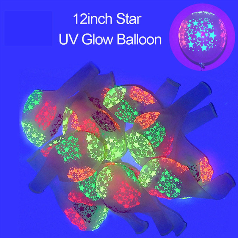 荧光透明五角星款