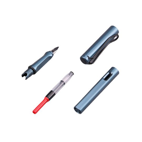 In stock wholesale business student calligraphy pen office gift Iridium gold pen frosted ink bag