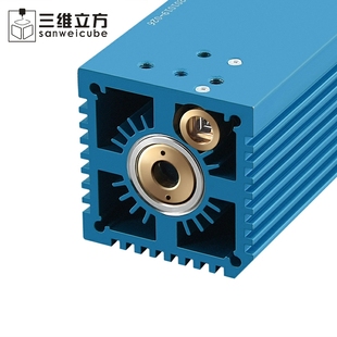J85W Laser Engraving Machine Leaf Light Power Compression Blue Light Laser Fixed Focus Cutting 5 Module Laser Head G3