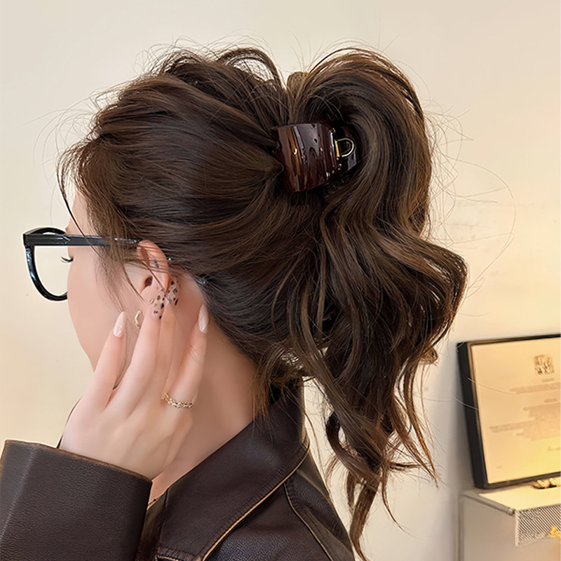 Pinza de Tiburón para Coleta Alta Accesorios de Cabello para Mujer