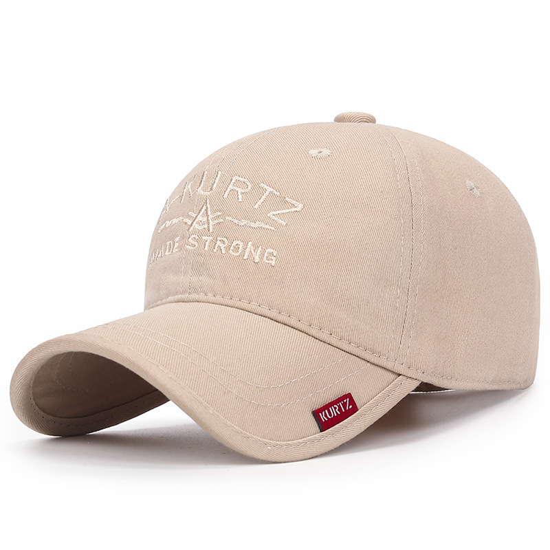 모자 챙 라벨 KURTZ 카키