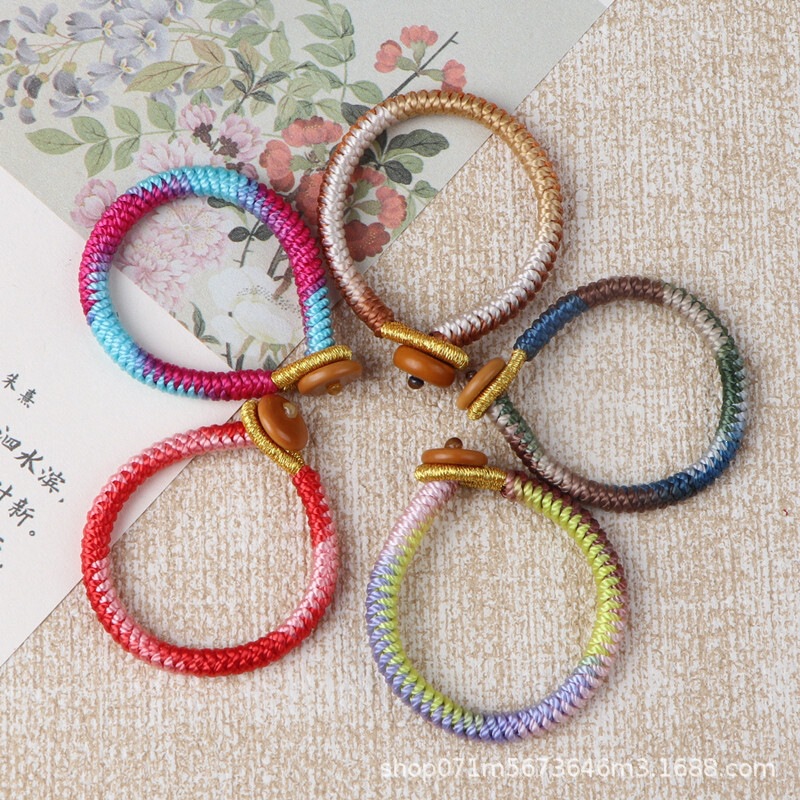 Ring Buckle Bag Hanging Decoration Rope Handmade DIY Accessories Colorful Gradient Diamond Knot Snap Hook Keychain Pendant Ring Buckle Bag Hanging Decoration Rope Handmade DIY Accessories Colorful Gradient Diamond Knot Snap Hook Keychain Pendant