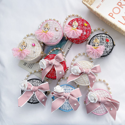 children Bag lovely Super adorable Rabbit girl Handbag princess Bag Western style fashion Little Girl Inclined shoulder bag