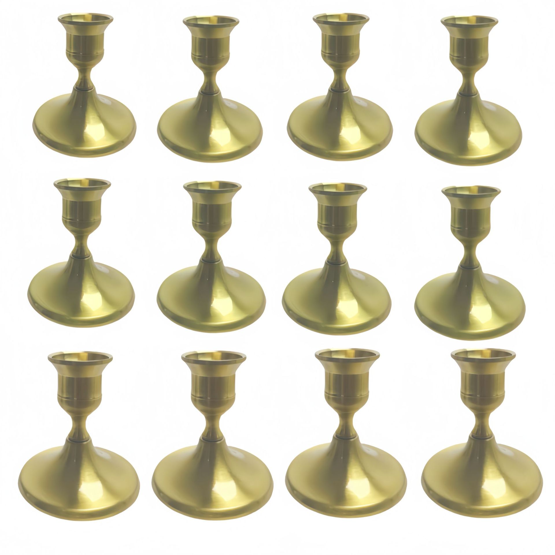 Adornos de candelabros pequeños simples de estilo europeo Navidad San Valentín luz de velas Cena Sentido de ambiente Candelabros Decoración de bodas